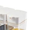 4 Grid Seasoning Jars Set Plastic Oil Jars Practical Seasoning Box  Home Use