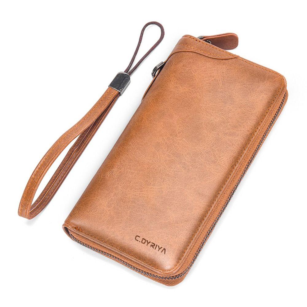 Fashion Purse Long Zipper Wallet Card Brand Coin Purse Business Clutch Bag Large Capacity ID Card Holder Business
