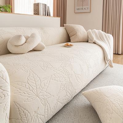 New Fleece Sofa Cover for Cat Scratch Prevention All Season Universal Protective Cover Fabric