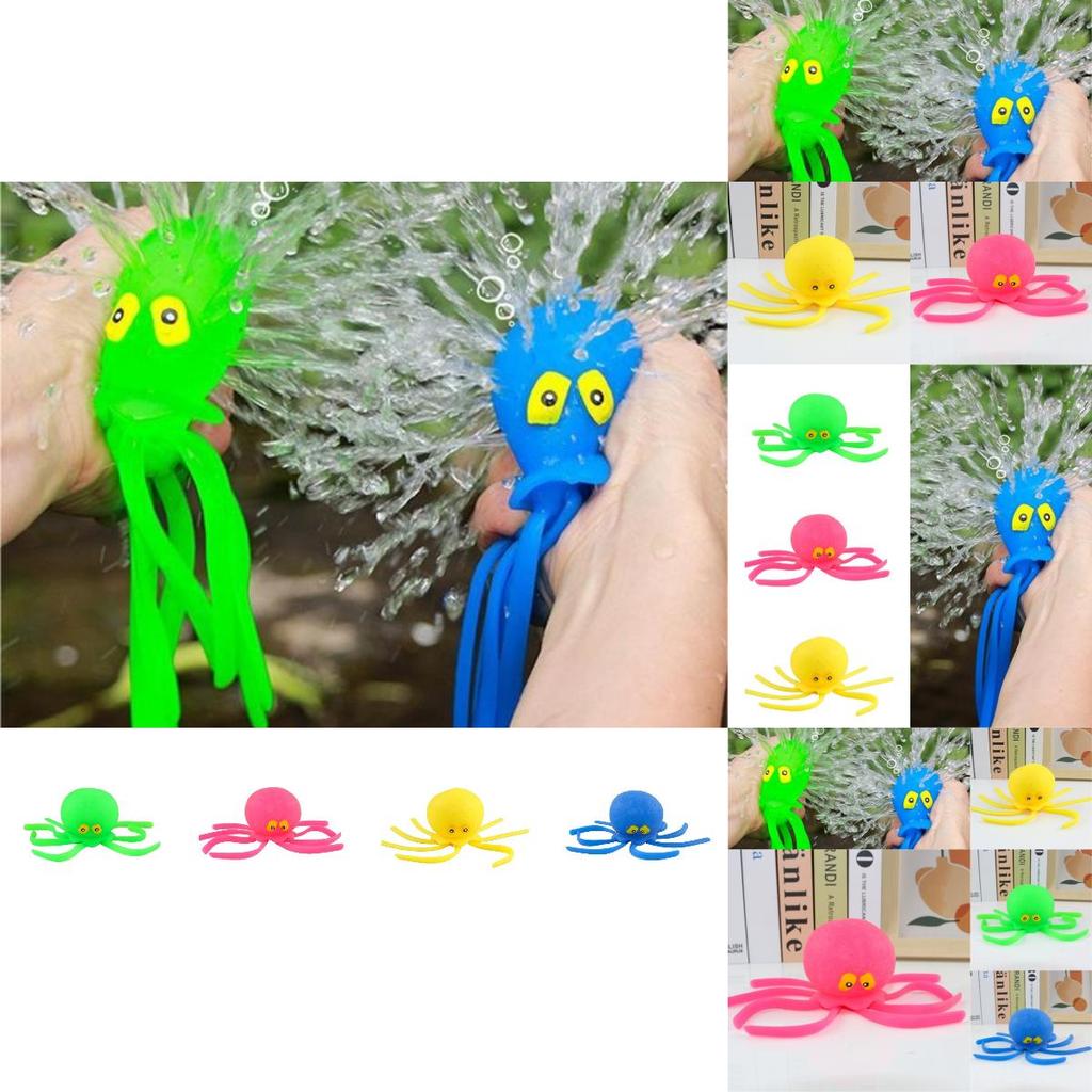 Animal Marinho Squishy Polvo Brinquedo de Banho Para Crianças Tpr Brinquedo Para Brincar na Água e Aliviar o Estresse