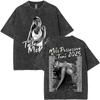 Washed Vintage Tate McRae So Close To What Concert  Tshirt Miss Possessive T Shirts Men Women Fashion Oversized Tshirts