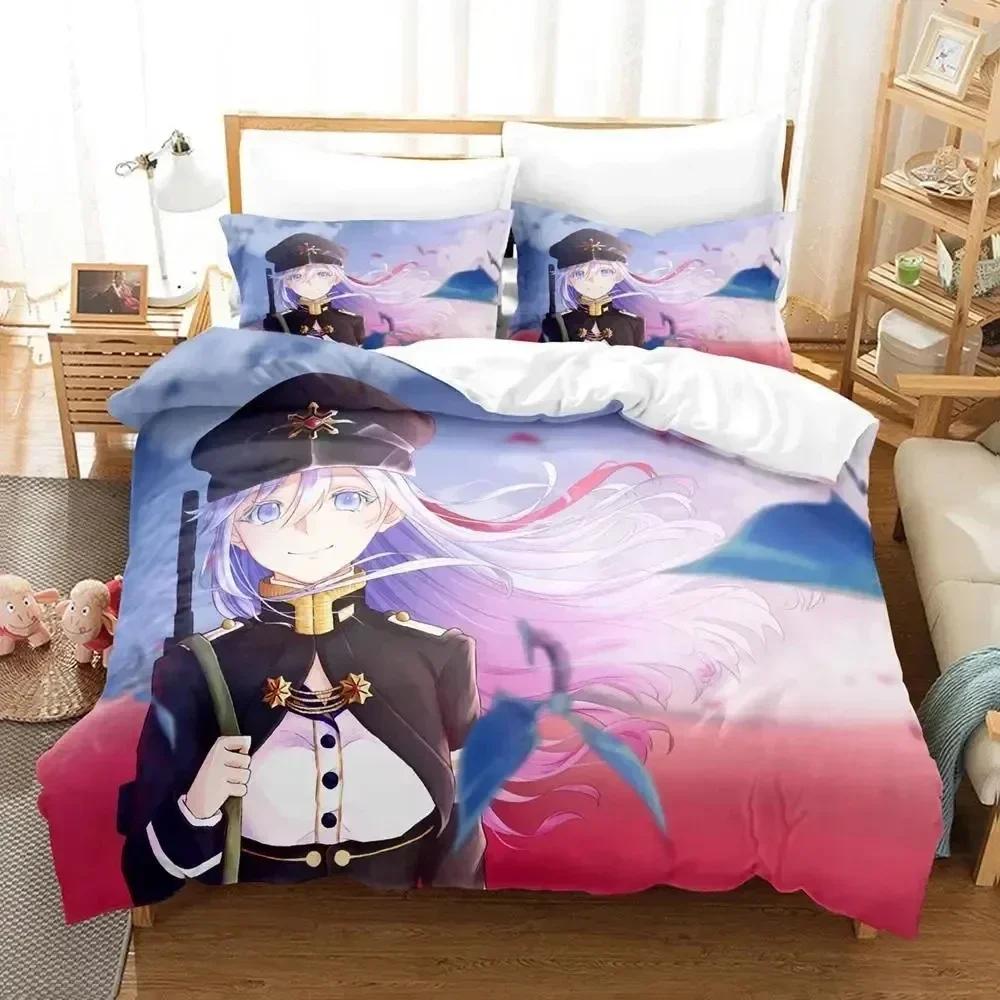 Anime 86 Eighty Six Bedding Set Printed Bed Set With Pillowcase Bed Duvet Cover Soft Queen King Size Bedclothes Home Boys Adult