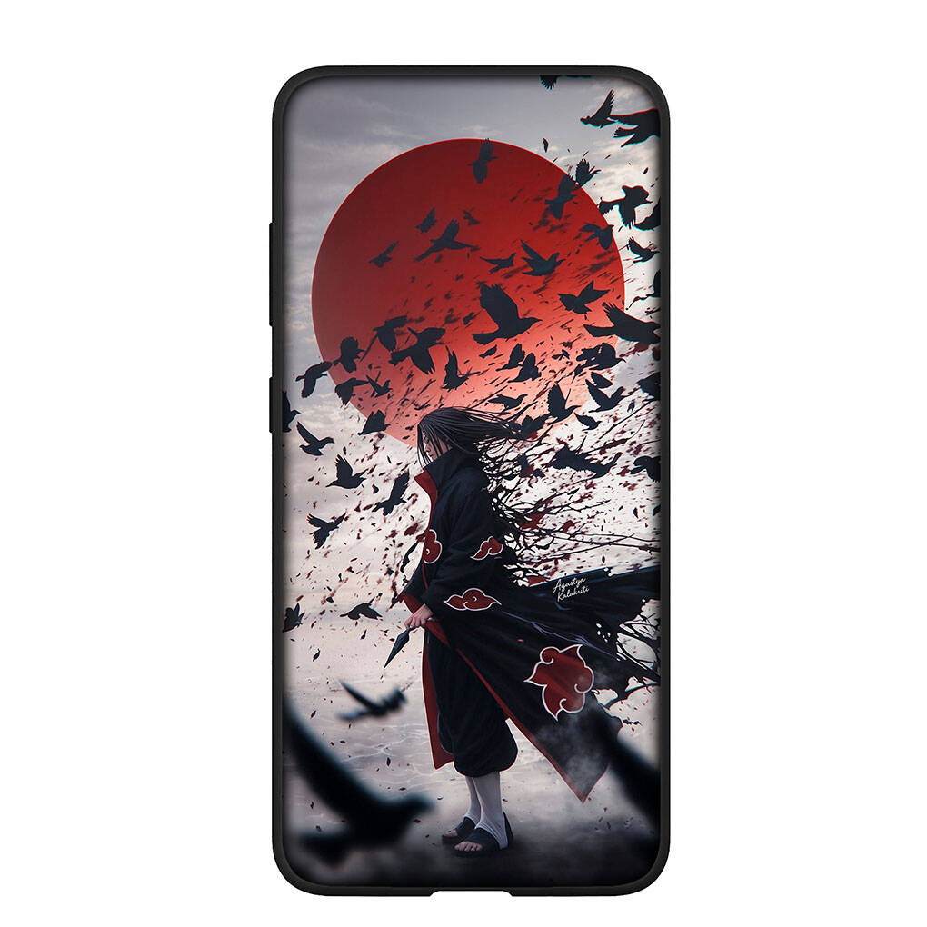 Custodia per Telefono per Samsung Galaxy S25 S23 S24 Ultra FE Plus A05 A06 A15 A16 A36 A37 A35 A54 A55 A56 A57 A25 A26 A53 A17 Funda Uchiha Itachi Narutos Cover