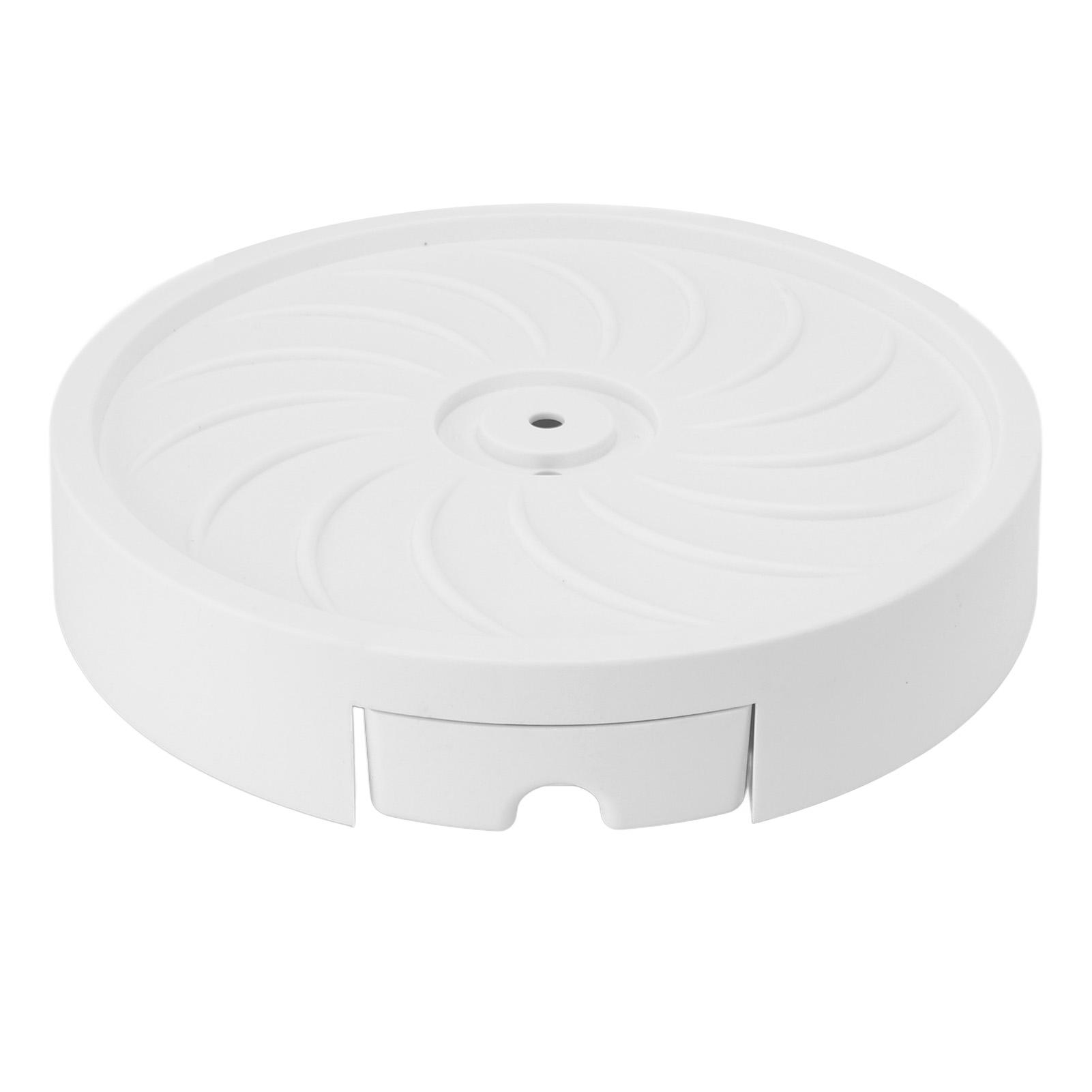 

Передвижная подставка для растений на 4 колесах, пластиковый подвижный поддон для кашпо, тележка для сада, террасы Inner Width 26cm/10.2in белый