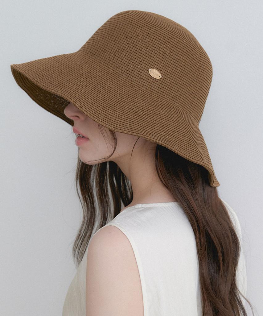 Hallen Wide Pendant Bucket Hat (C079_Brown)