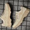 New Fashion Patchwork Outdoor Sneakers Breathable Men's Casual Shoes Men Desert Combat Footwear Large Size Non-Slip Hiking Shoes