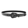 Punk Rivet Studded Belt Premium PU Leather Waistband With Adjustable Length For Rock And Punk Stylish Enthusiasts