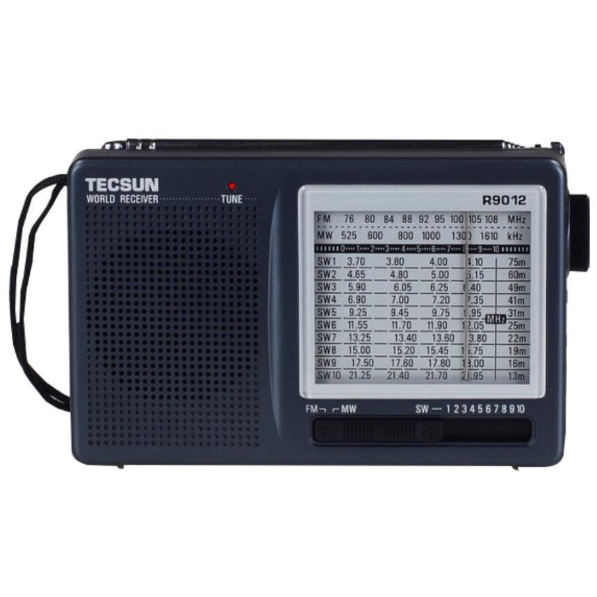 

Tecsun R-9012 Multi-band High Sensitivity 12-Band Radio Standard [Battery Only]