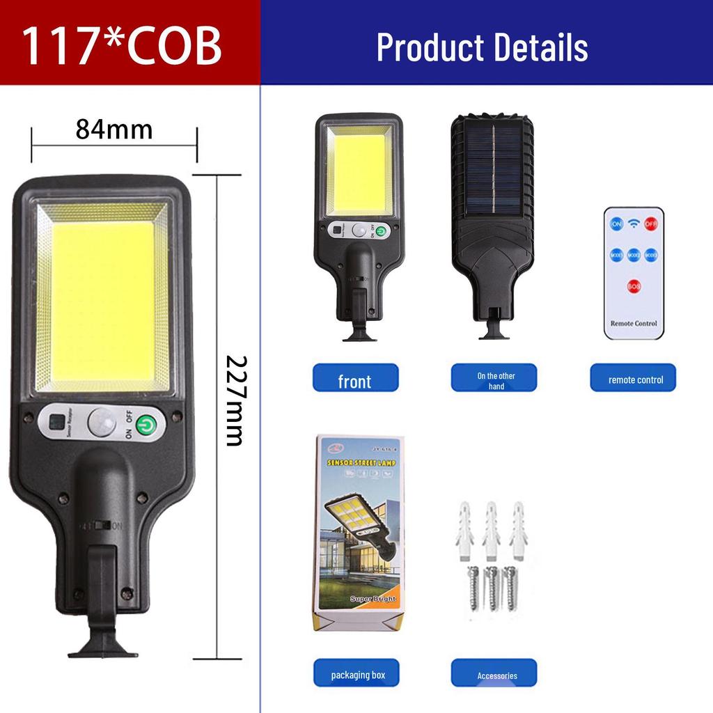Waterproof Solar-Powered Outdoor Wall & Path Lights with Remote Control