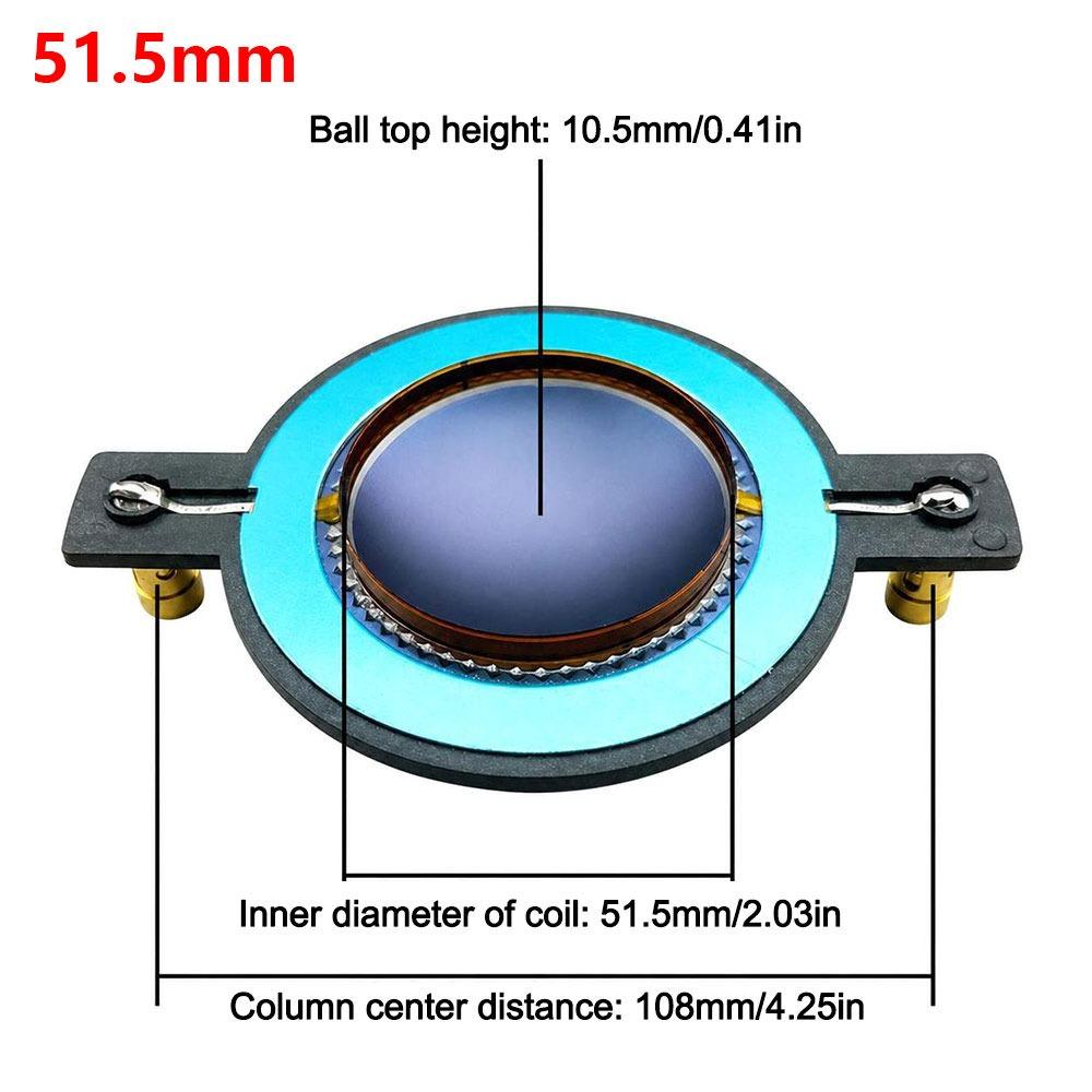 1Pcs 34.4/44.4/51.2/72.2/74.5mm Tweeter Voice Coil Membrane for DIY Treble Speaker Repair
