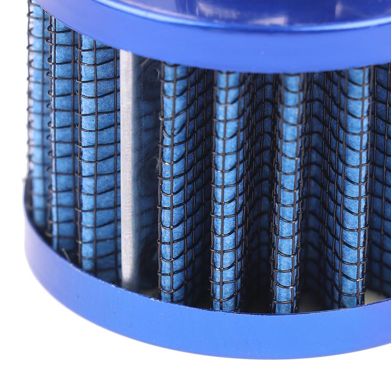 Filtre de aer auto cu interfață universală 1 buc 12 mm pentru admisie de aer rece pentru motociclete, capac de ventilație a carterului de debit mare, mini filtre de aerisire