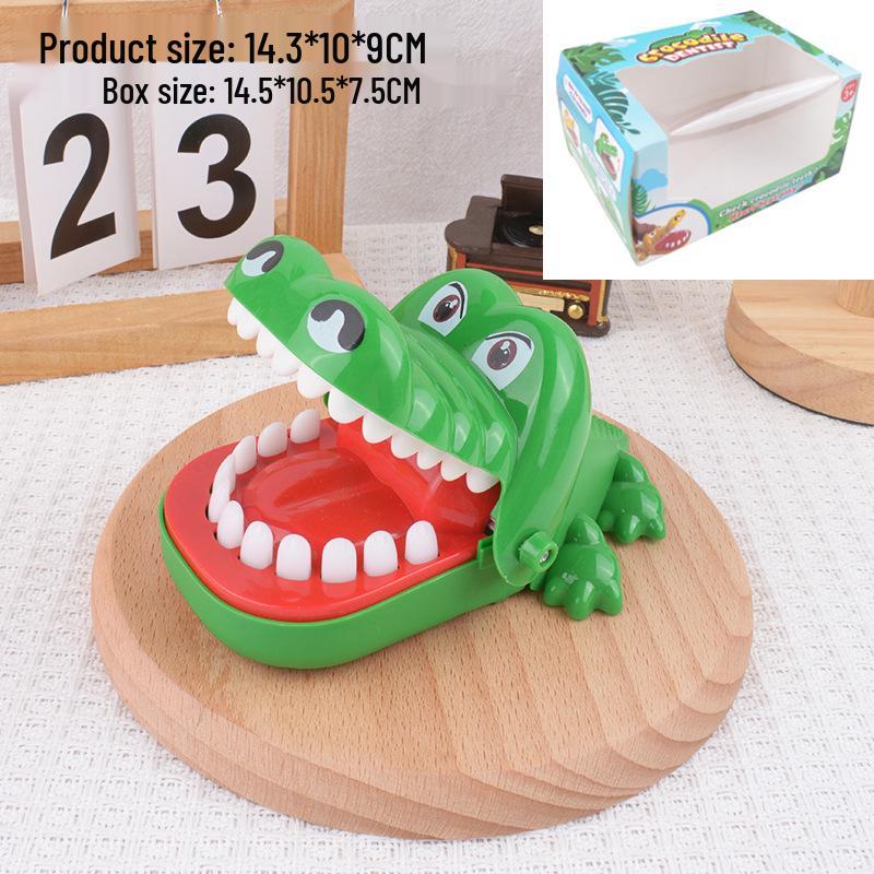Large Crocodile Bite Finger Game: Funny Parent-Child Tooth Extraction & Evil Dog Prank Toy