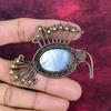 Black Mother Of Pearl Pendant Bird Pendant Copper Wire Wrapped Gemstone Jewelry