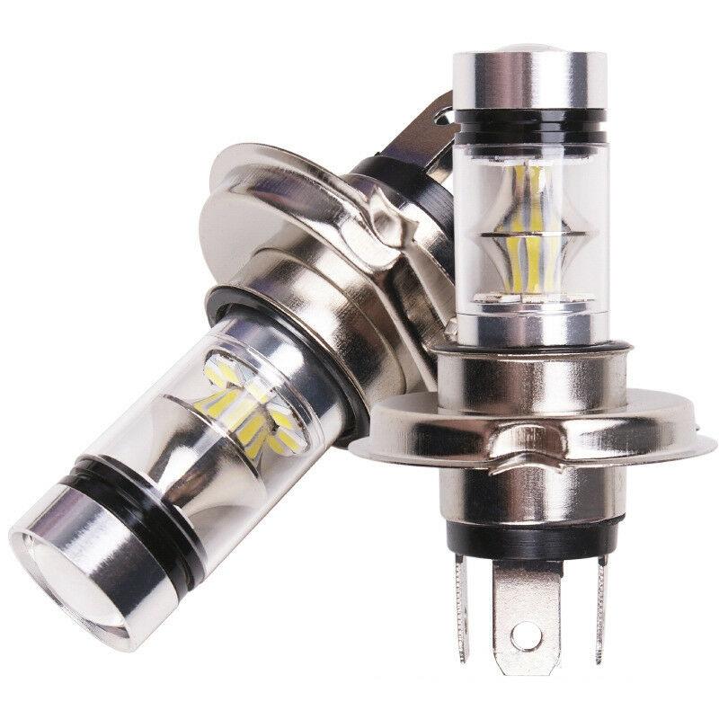 LED Bulbs Car 2Pcs White Light 8000K 100W 1800LM DC12V-24V 360 Degrees