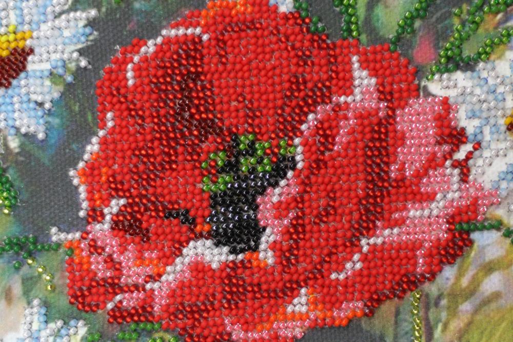 Kit for Embroidery with MICRO Beads On Canvas Abris Art