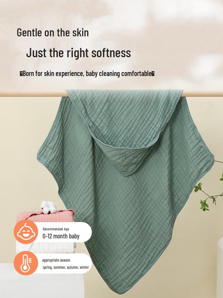Παιδικό Κουκουλωμένο Γάζινο Σπάργανο Διασυνοριακό: Απαλή, Φιλική προς το Δέρμα Πετσέτα Μπάνιου για Νεογέννητα
