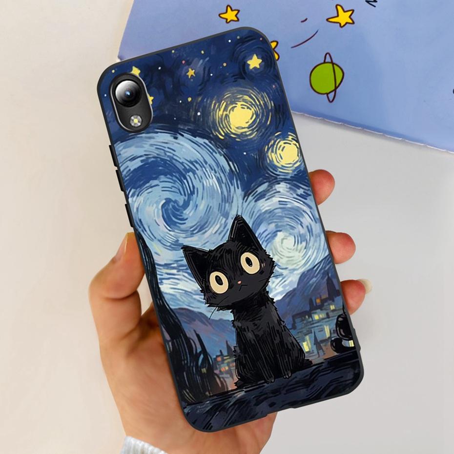 Lovely Printing Case For ZTE Blade L8 / A3 (2019) / A31 Lite Black Silicon Soft Back Cover For Zte A3Lite A31Lite L8 Phone Cases