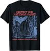 Protect Our National Parks Mothman Cryptid Weirdcore Horror T-Shirt