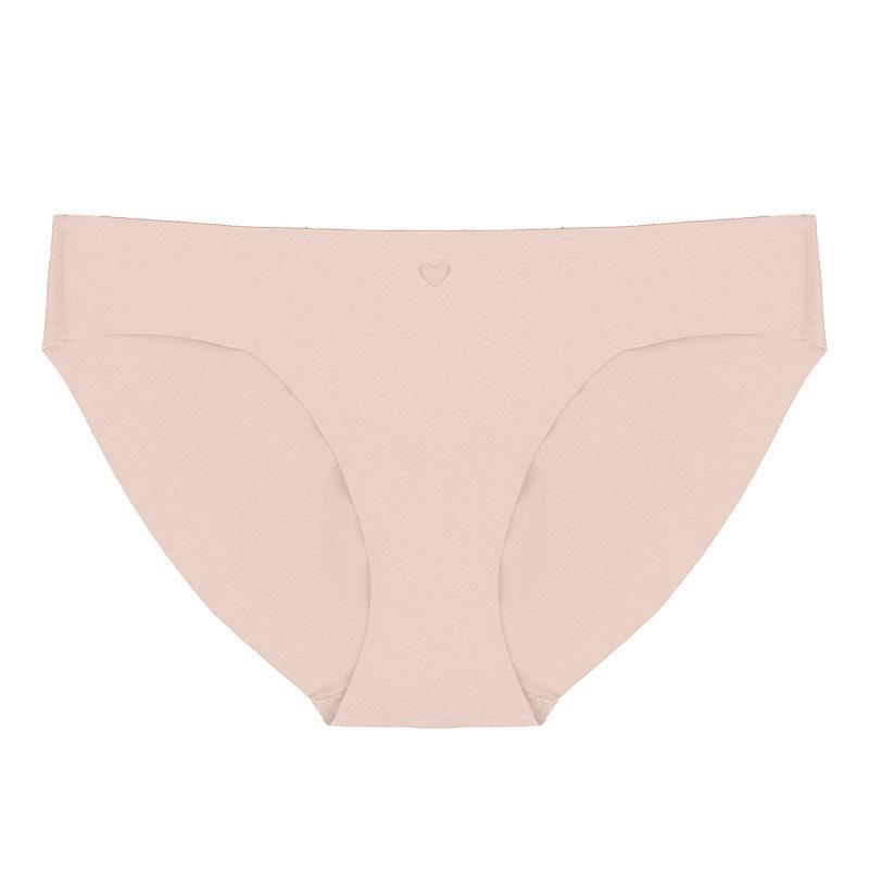 Ladies Summer Sexy Ice Silk Seamless Fitness Pure Cotton Crotch Breathable Quick Dry Sports Low Waist Triangle Briefs