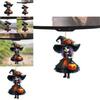 Car Decor Acrylic Vintage Style Witch Mirror Charm Holiday Christmas Gift