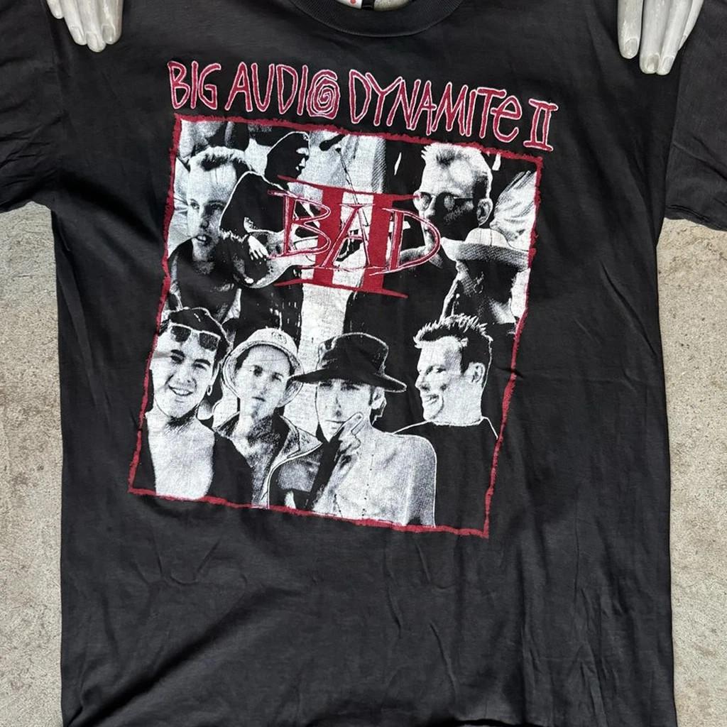 Big Audio Dynamite rock band Concert Tour T Shirt Full Size S-5XL S разноцветный