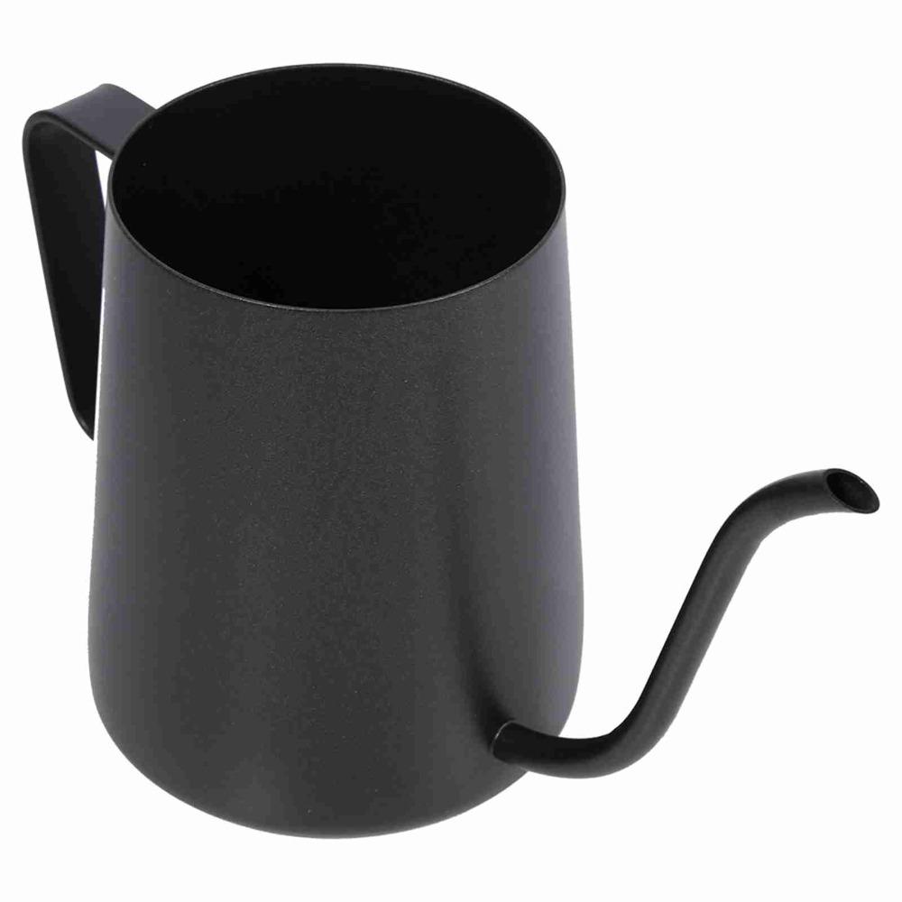 Black Pour Over Kettle Long Over Gooseneck Spout Coffee Drip Pot Durable Tea Pot  Pour Over Coffee