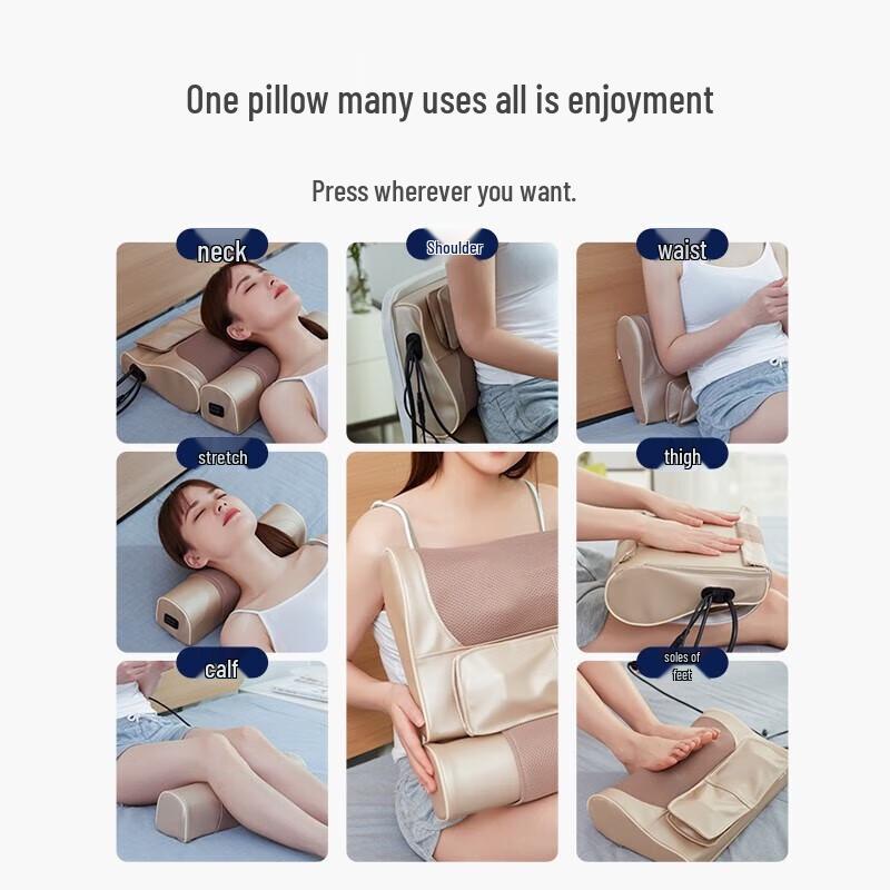 Jiaao Graphene Heating Mugwort Neck Massage Pillow