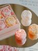 Peony Rose Scented Candle Gift Box – Handmade Flower Shaped Aromatherapy Candles for Wedding Party Home Decor