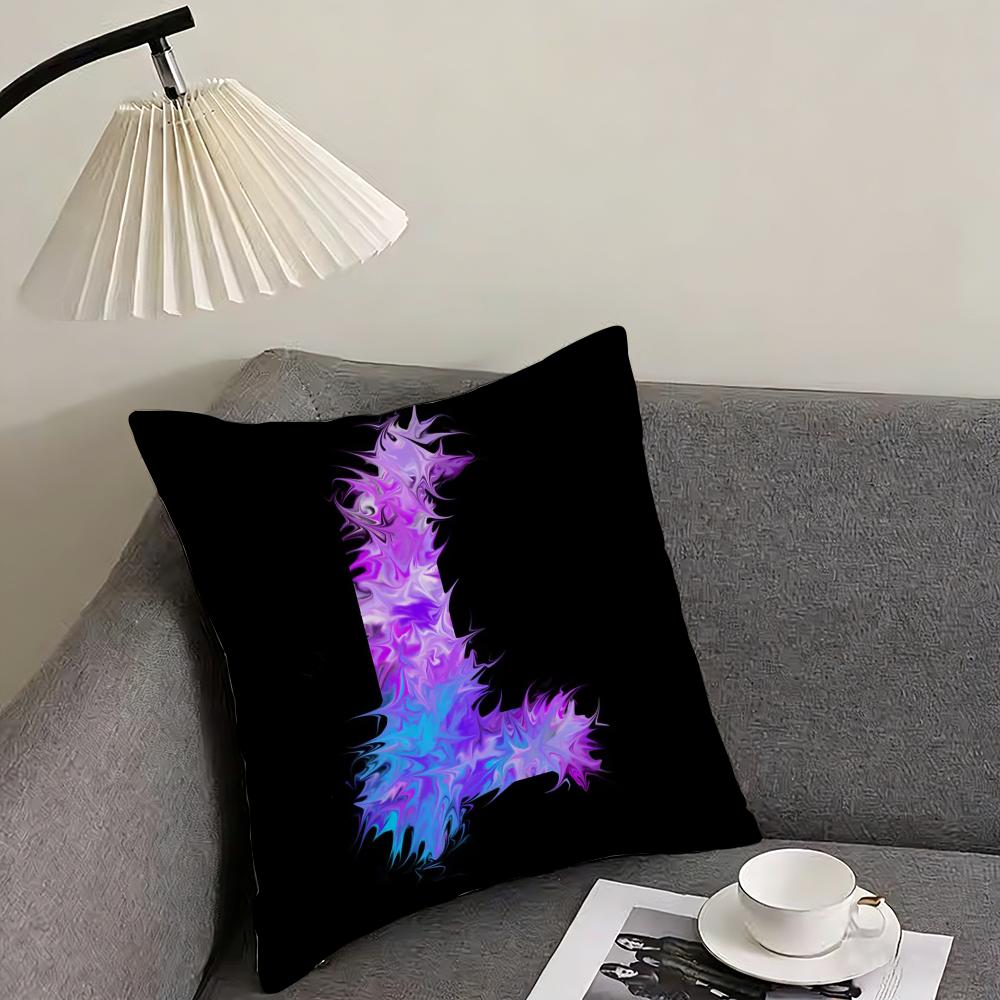Funny letters LOVE Cushion Cover Pillowcase Ultra Soft Skin Friendly Fabric Cloud Like Comfort Concealed Zipper 30x30cm
