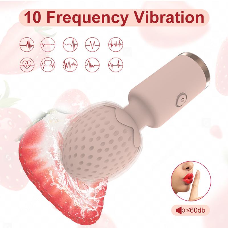 10-Speed Silicone Vibrator for Women - AV G-Spot Massage Stick, Adult Toys for Couples, Waterproof Clitoral Stimulator
