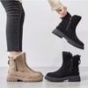 Women's Winter Mid-Tube Plus Velvet Thickened Warm Cotton Shoes