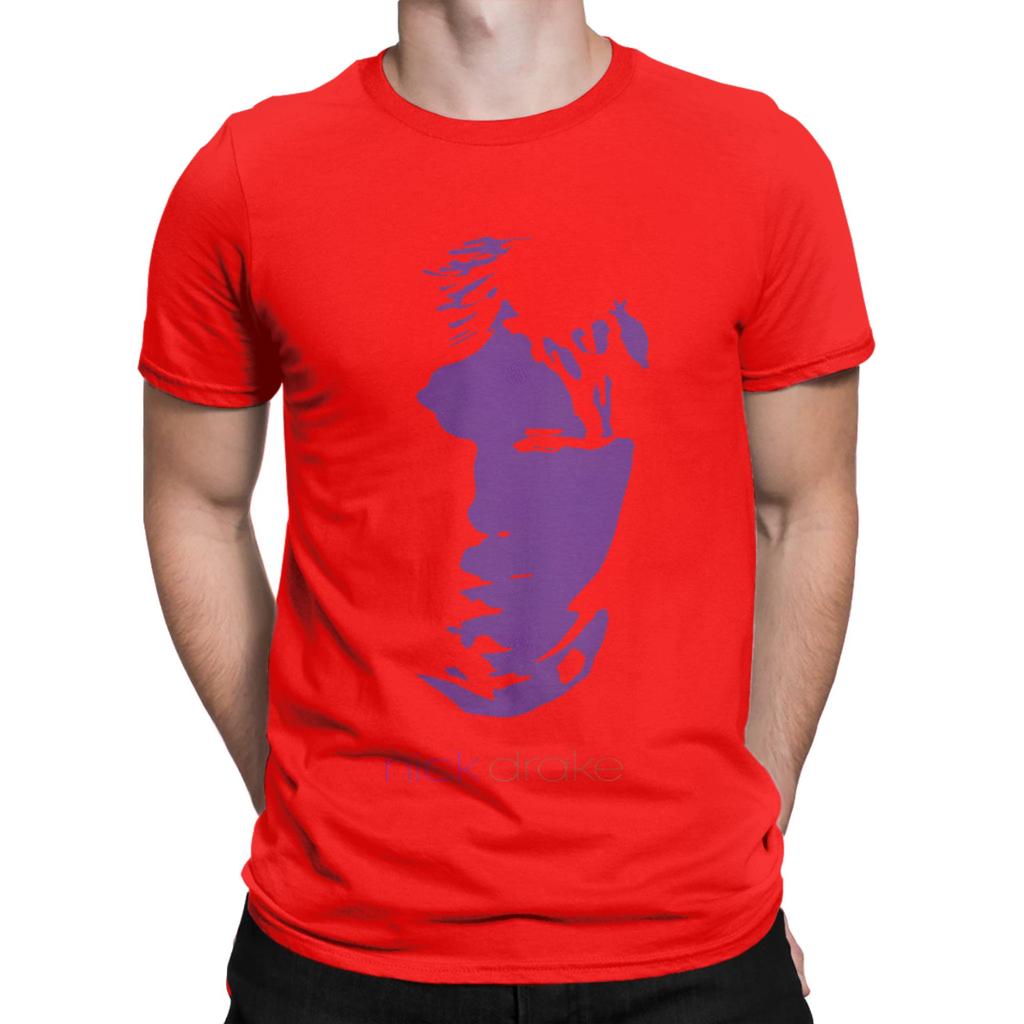 Nick Drake T Shirts Unisexs Cotton Humorous Tshirts Crewneck Tees Short Sleeve Clothes Birthday Present