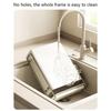 Wall Mounted Chopstick Organizers Rack Kitchen Utensil Drain Storage Rack Sink Utensils Container Countertop Storage Rack