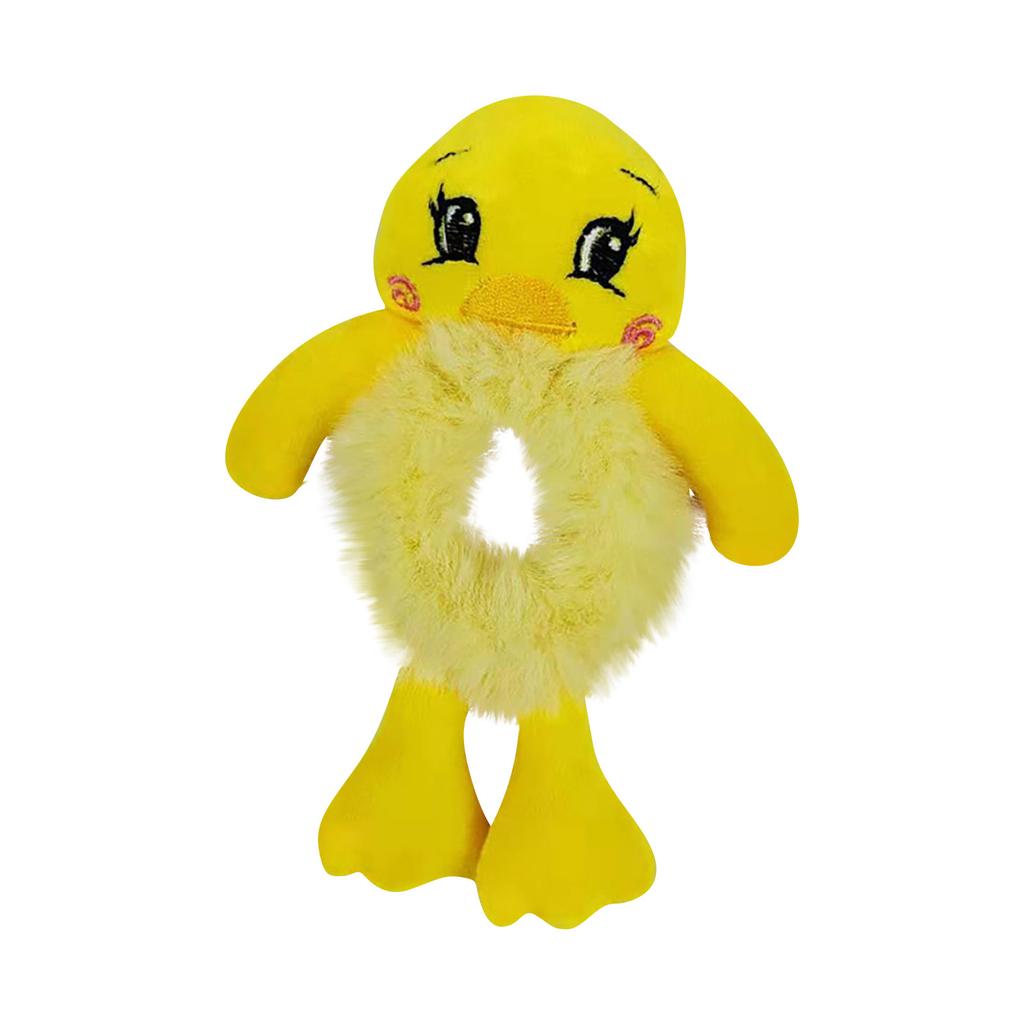 Clothing Women Fashion Plush Hair Tie Cute 3D Animal Tie Hair Head Rope Ponytail Holster