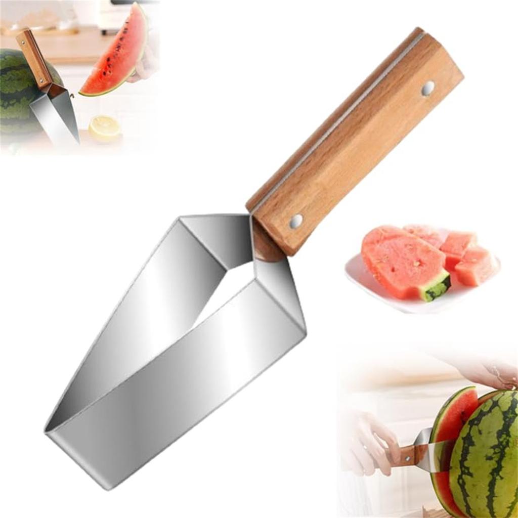 Watermelon Multi-function Fruit Watermelon Fork Cutter Stainless Steel Watermelon Windmill Cutter Watermelon Cutting Tool