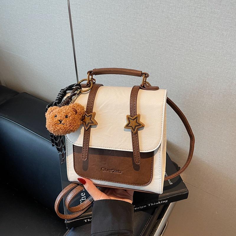 

Винтажный рюкзак в стиле колледжа женский новый студенческий мессенджер ручная кладь для поездок и командировок маленький рюкзак белый