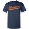 Houston City Baseball Script - Maglietta da uomo Home Run