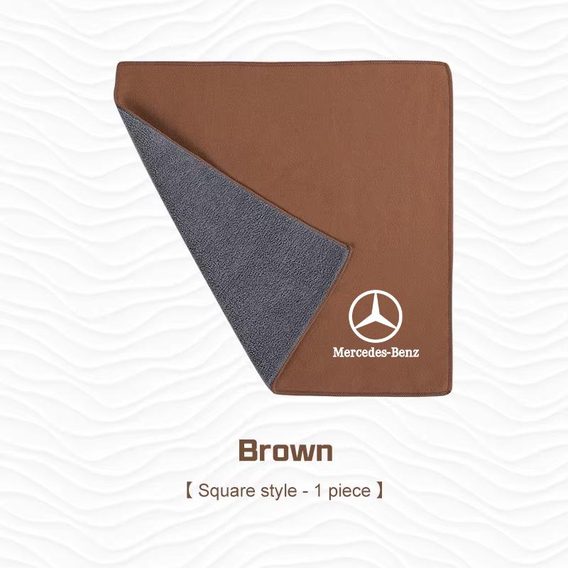 For Mercedes Benz Car Cleaning Soft Brush With Car Wash Towel Microfiber Cleaning Cloth For Mercedes Benz W205 W204 W203 W212 GLC CLA GLA AMG