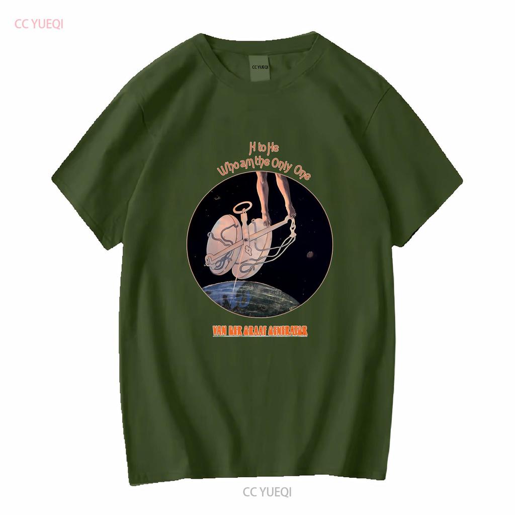 Van der Graaf Generator H to He Who Am the Only One Klasické tričko s dlouhým nebo krátkým rukávem vintage prané unisex mírně