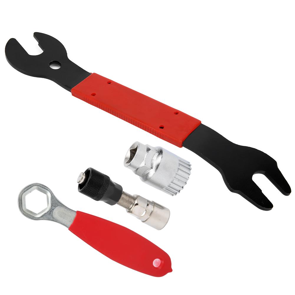 Bicycle Chain Wheel Crank Assembling Wrench Road Bike Repair Maintenance Tool Set