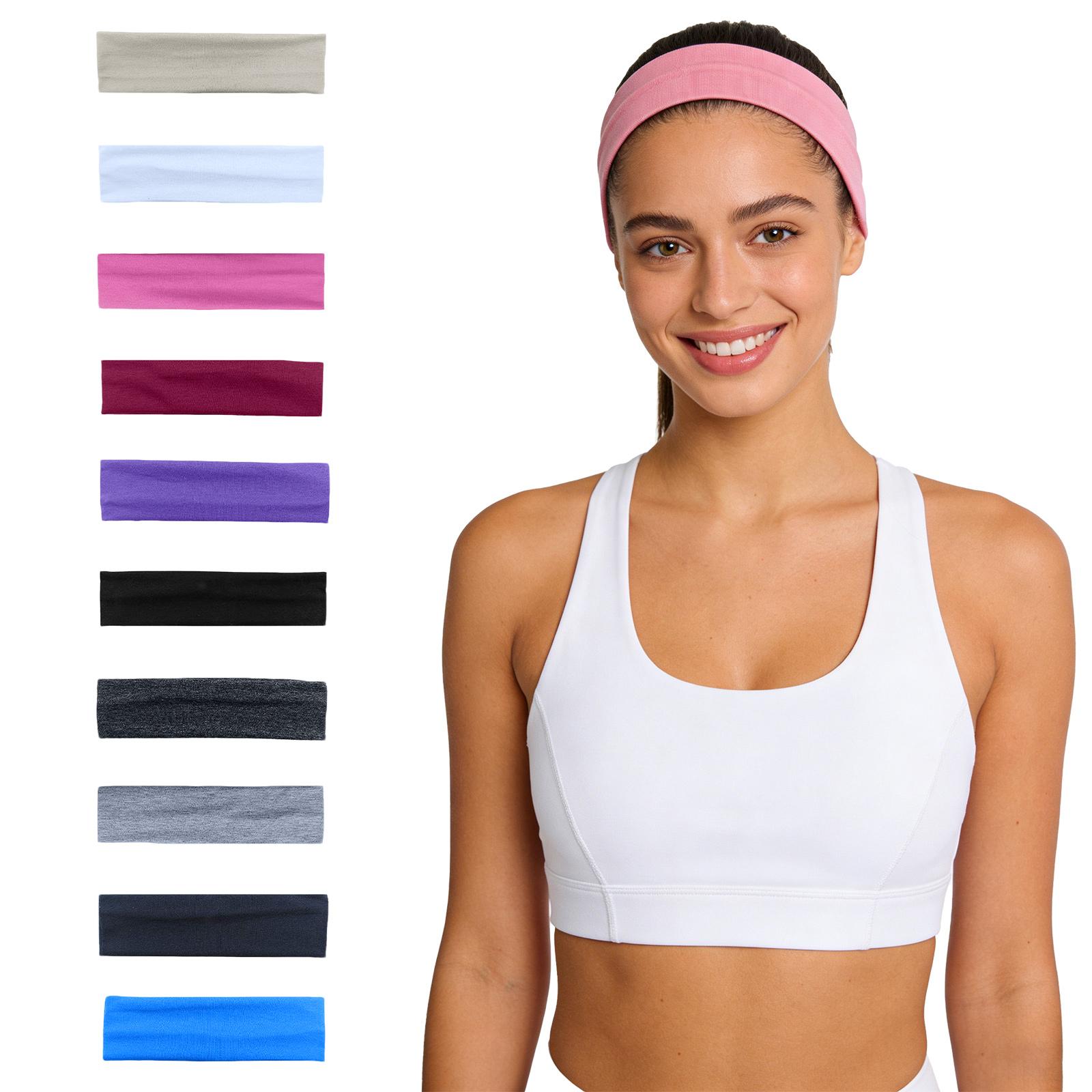 

Набор из 10 спортивных повязок на голову One Size