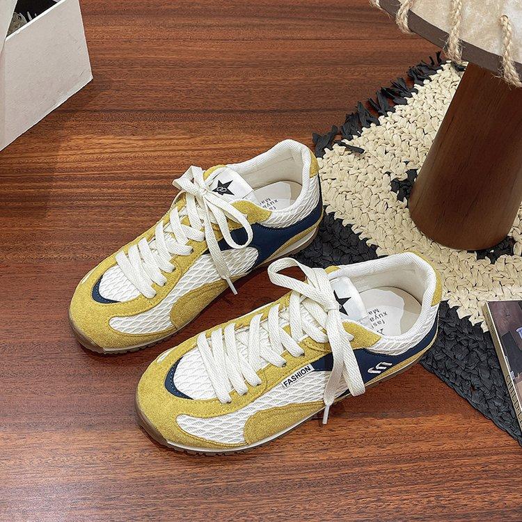 

[youshilai] Flat casual shoes women s shoes 2025 autumn new sports jogging shoes outdoor white shoes 35