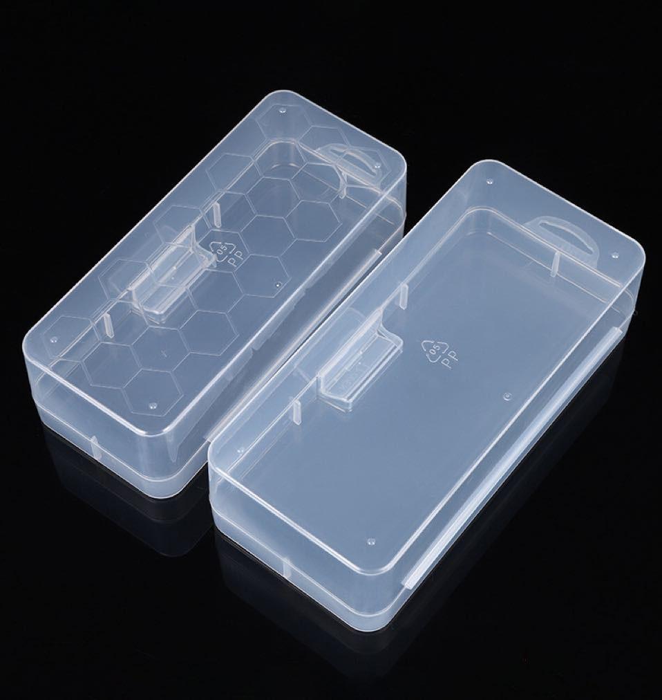 1PC Transparent Rectangular Storage Box S/M/L Plastic Buckle Empty Box Desktop Container Simple Home Dustproof Storage Box