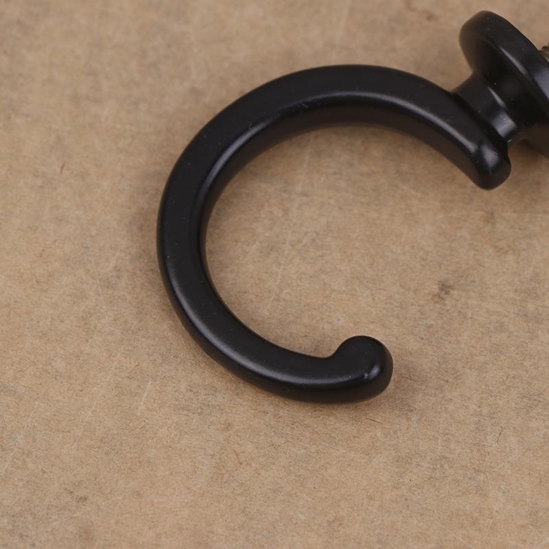 2Pcs Durable Ball End Polished Curtain Tieback Hook Expansion Plug Finish Modern Shaped Metal Wall Mounted