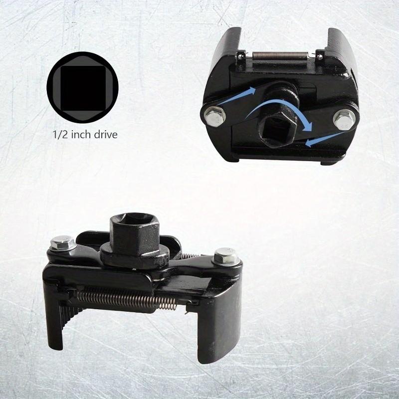 1pc Adjustable Oil Filter Wrench - 2-Prong, Forward/Reverse, Automotive Servicing, Durable Steel
