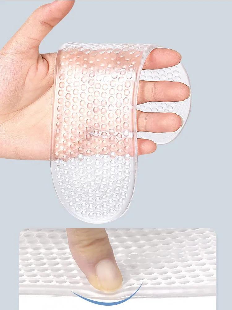 Non Slip Silicone Insoles for Shoes Orthotic Arch Support Insole Soft Shoe Inserts Sport Anti-slip Template Man Women Shoe Sole