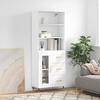 VidaXL Highboard White 69.5x34x180 Cm Engineered Wood 3189485