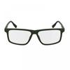 Lacoste EyegLasses RectangLe FuLL Rim  Matte Green Frame And CLear Demo Lenses L