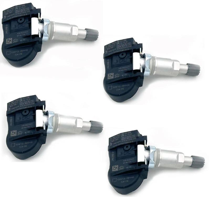 

4PCS 52933-2B000 529332B000 TPMS Tire Pressure Monitoring System Sensor 433MHz For 2006-2012 Hyundai Santa Fe
