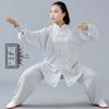 Unisex Cotton Linen Tai Chi Suit - Summer Martial Arts Practice & Competition Wear